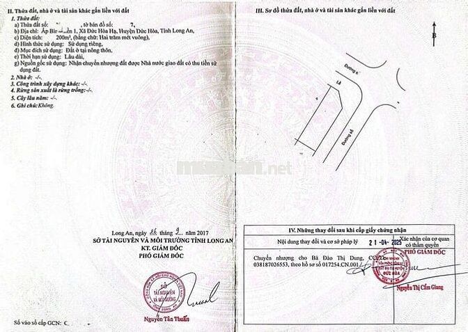 Bán dãy trọ căn góc 2 Mặt tiền đường nhựa 10m thông KDC Tân Đức