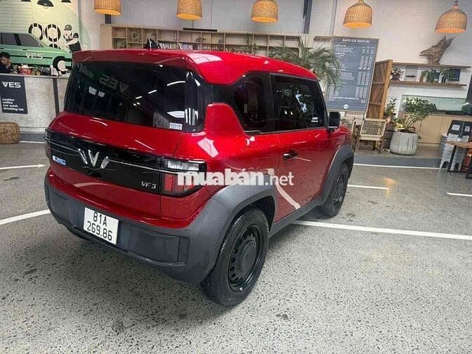VinFast VF3 T12/2024 Màu Đỏ Pin Thuê xe như mới