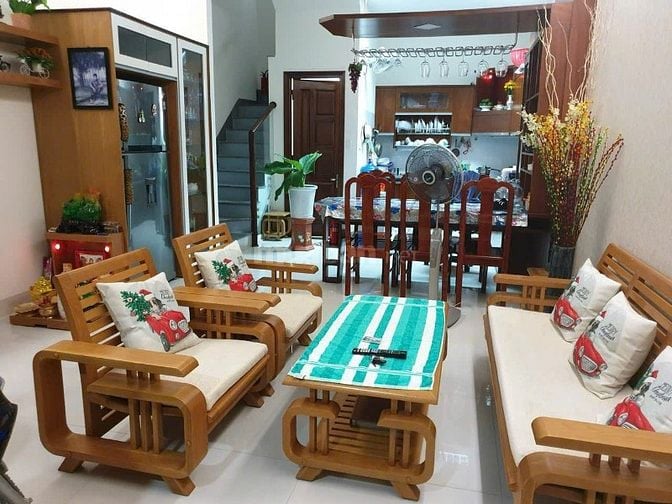Bán nhà đẹp lô góc-DT58m2-4TẦNG-4PN-đường nhựa 13m-vĩnh hoà-NT-5tỷ4