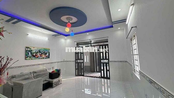 Nhà 1 lầu đẹp 5x15m Shr đg ô tô 1/ đg Tân Hiệp 4 gần chợ TT Hóc Môn