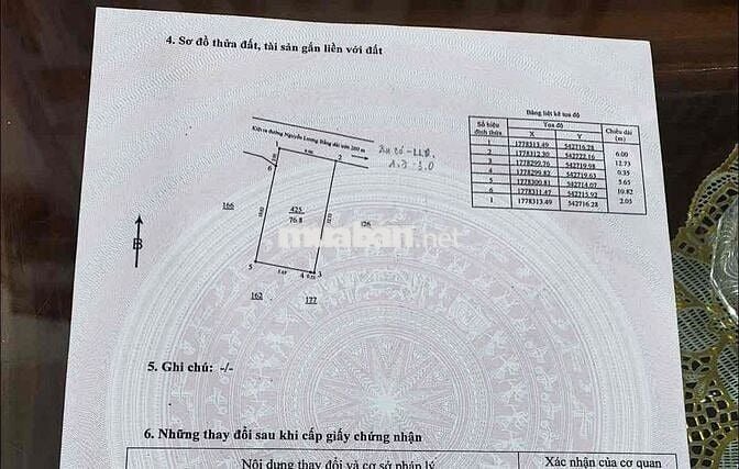 Bán đất kiệt 82 Nguyễn Lương Bằng