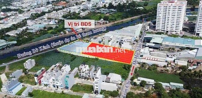 cần bán 8 lô đất mặt tiền đg hồ văn long tân tạo bình tân 4 x24  6,3ty