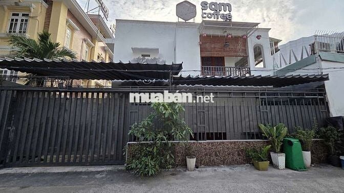 NHÀ SÂN VƯỜN CÓ GARA MẶT TIỀN 12M HOÀNG VĂN THỤ