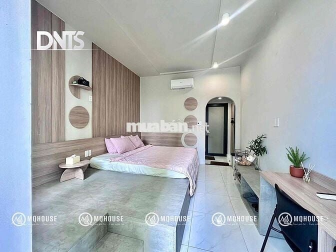 Cho Thuê Căn Hộ Homestay 35m2 Balcony_Máy Giặt Riêng_Vòng Xoay Dân Chủ