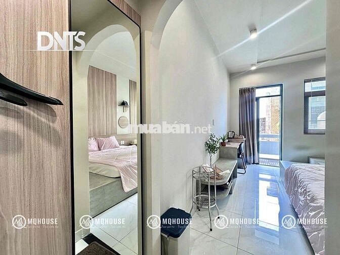 Cho Thuê Căn Hộ Homestay 35m2 Balcony_Máy Giặt Riêng_Vòng Xoay Dân Chủ