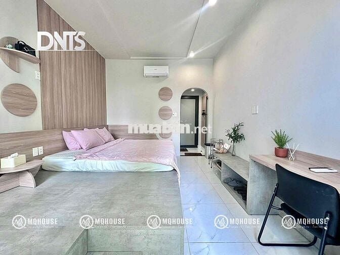 Cho Thuê Căn Hộ Homestay 35m2 Balcony_Máy Giặt Riêng_Vòng Xoay Dân Chủ