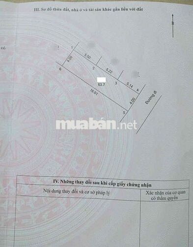 TÀI CHÍNH HƠN TỶ CỔ ĐÔNG 63,7M ĐƯỜNG TO THÔNG TRỤC CHÍNH THÔN CC BÁN