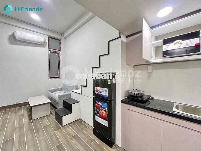 Duplex ban công, cửa sổ trời, full NT mới 100%, máy giặt riêng📍Aeon