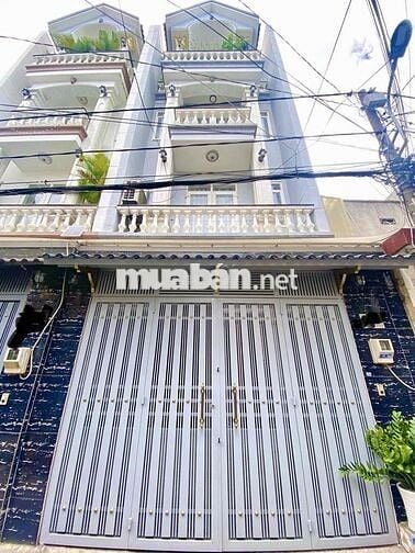 LÊN SÀN EM CHÂN DÀI 4 TẦNG NHÀ ĐẸP HẺM XE HƠI THÔNG LÊ ĐỨC THỌ GÒ VÂP