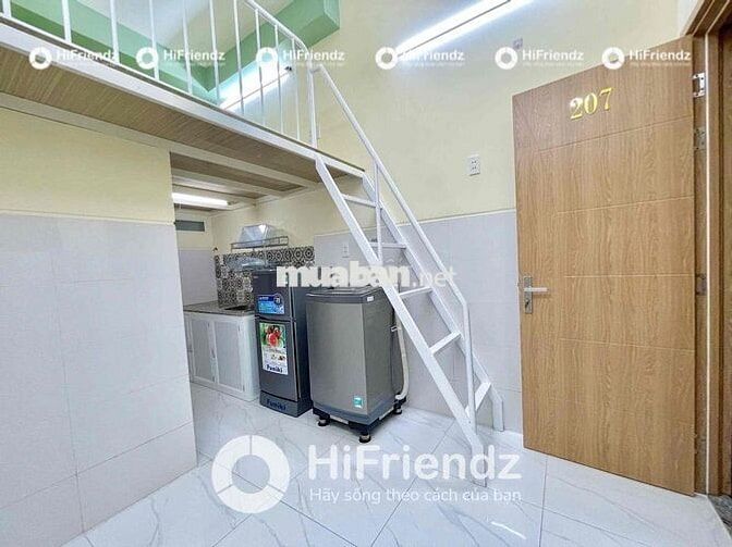 phòng trọ có gác - FULL NỘI THẤT 33m2 - Luỹ Bán Bích, qua Vhien 6p ,