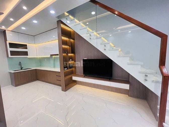 Nhà hai mặt tiền trước sau, 02 Tầng, DT 4,6x23m