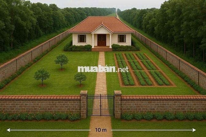 lô đất full hồng qh dân cư 10x140m . thổ cư 80m2 . cạnh hồ Suối Môn