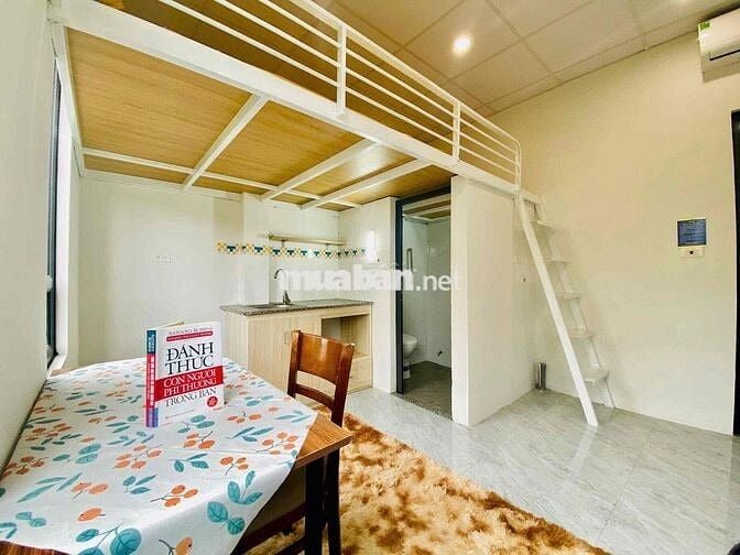 136 HỒ TÙNG MẬU - NGAY GOLD MARK CITY - STUDO CỬA SỔ THOÁNG GÁC XÉP