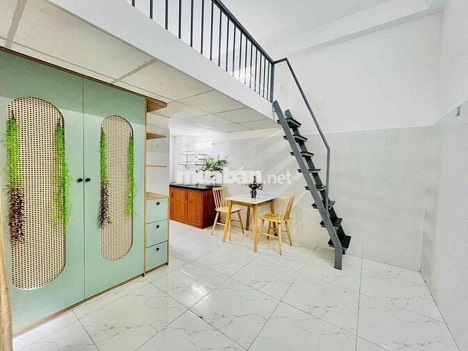 Siêu phẩm duplex gác cao FULL NỘI THẤT rộng 42m2 Luỹ Bán Bích sat VHU