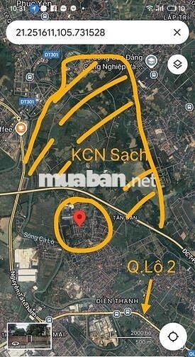 Đất F0 Ngay Cổng KCN Sạch Sóc Sơn, full thổ cư gần giao Vành Đai 4