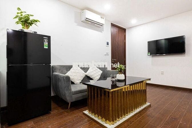 CĂN HỘ 1 PHÒNG NGỦ ĐƯỜNG LÊ VĂN HIẾN TRỐNG SẴN FULL NỘI THẤT