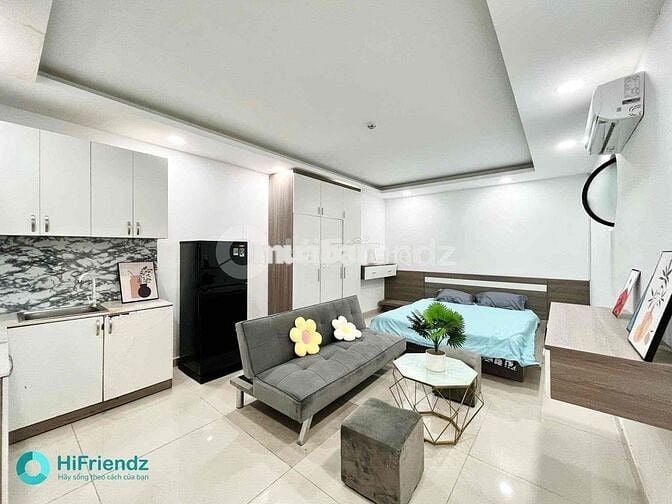 Khu Sân Bay- Studio - 30m2 - Fulll Nội Thất- Thang Máy- Cv Gia Định
