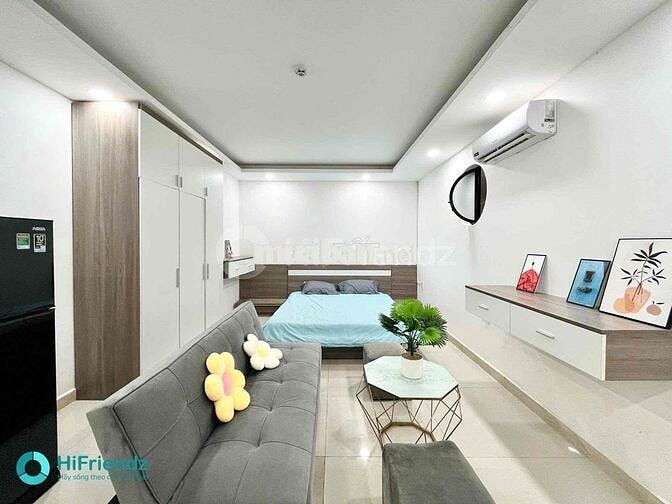 Khu Sân Bay- Studio - 30m2 - Fulll Nội Thất- Thang Máy- Cv Gia Định