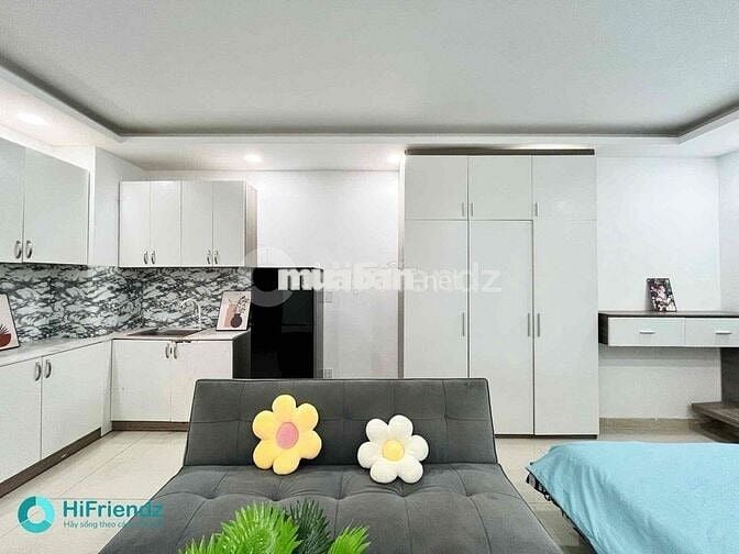 Khu Sân Bay- Studio - 30m2 - Fulll Nội Thất- Thang Máy- Cv Gia Định