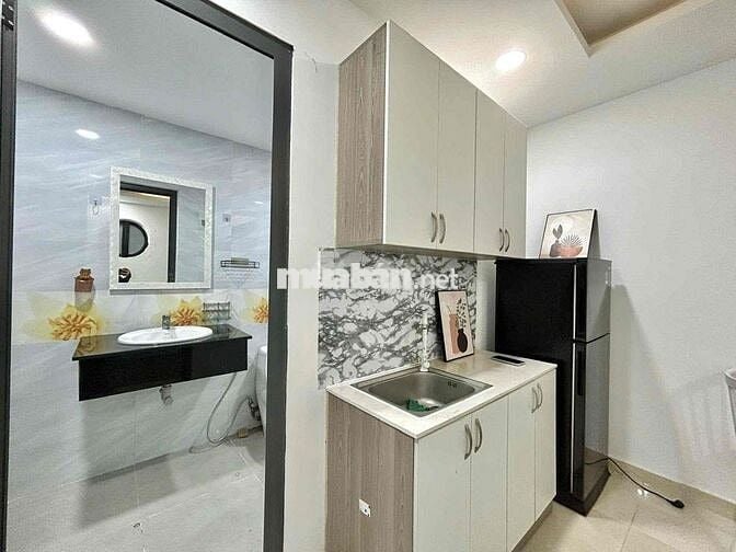 Khu Sân Bay- Studio - 30m2 - Fulll Nội Thất- Thang Máy- Cv Gia Định