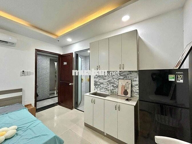 Khu Sân Bay- Studio - 30m2 - Fulll Nội Thất- Thang Máy- Cv Gia Định