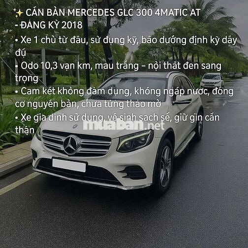 Mercedes Benz GLC Class 2018 300 4MATIC AT -10vạn3