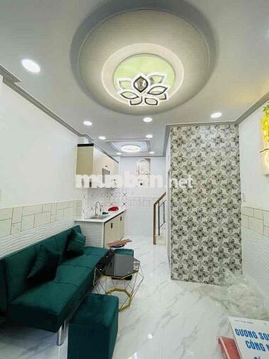 chỉ 2.45 Tỷ có nhà hộ khẩu Quận 6, Bán nhà 3 tầng, dt 17m2, dtsd 41m2,