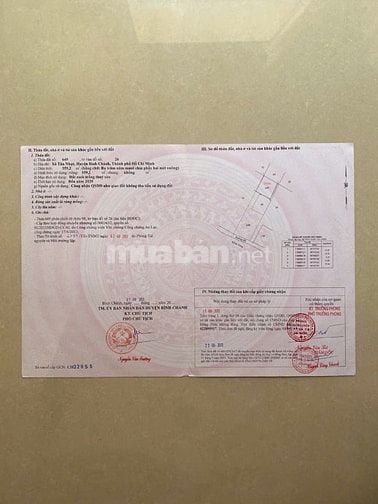 Bán đất xã Tân Nhựt, huyện Bình Chánh, tổng 1432m2