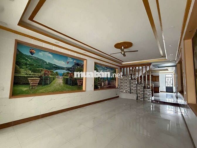 BÁN NHÀ 1 TRỆT 2 LẦU MẶT TIỀN ĐƯỜNG HUỲNH THỊ TƯƠI DĨ AN DT 120M2