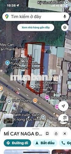 Lô đất mặt tiền tỉnh lộ 10 . khu vực thị trấn Đức Hòa Long An cũ