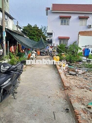 Đất 5,60 x 14,50 (80,2m2 full thổ) Sau lưng chợ Đầu Mối Hóc Môn