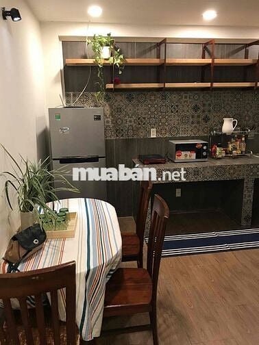 Cho thuê căn hộ tầng trệt phong cách vintage, hẻm 92XVNT
