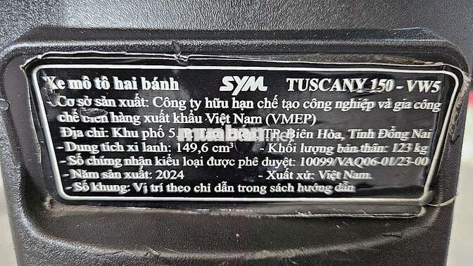 SYM tucandy 150cc