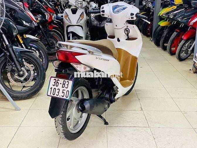 XE MÁY THỊNH PHÁT - HONDA VISION TRẮNG ĐỜI CHÓT