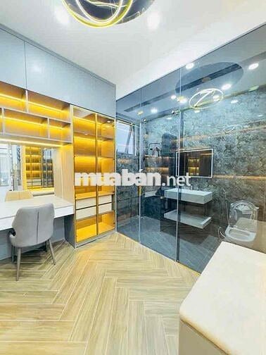 NHÀ MỚI NHÀ BÈ 65m2, 4 TẦNG, ĐƯỜNG 8m, OTO NGỦ TRONG NHÀ.