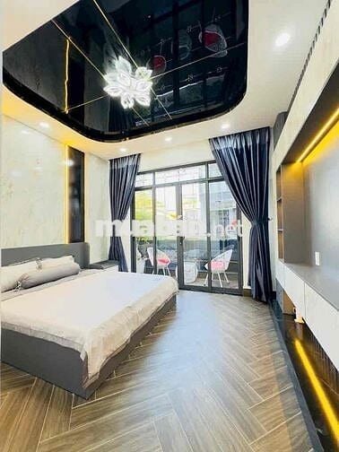 NHÀ MỚI NHÀ BÈ 65m2, 4 TẦNG, ĐƯỜNG 8m, OTO NGỦ TRONG NHÀ.