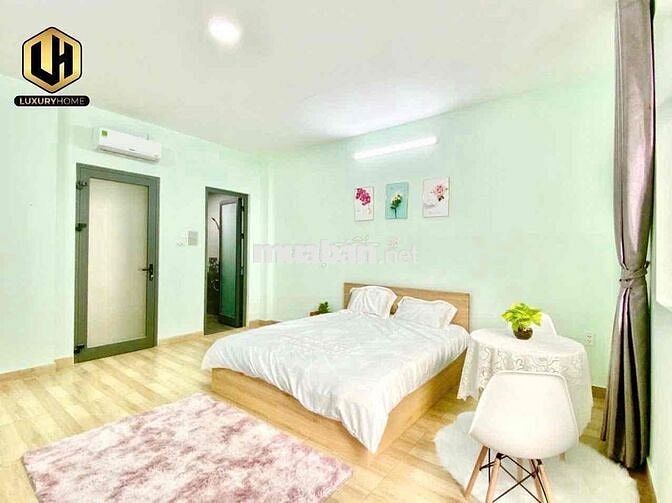 Studio ban công - Full NT - Máy giặt riêng - ngay Him Lam Quận 7
