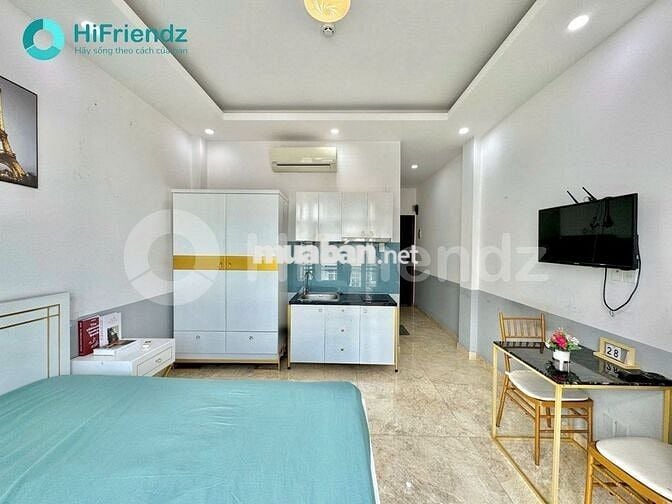 Phòng ban công  28m2 - Gần trường UFM, chợ Tân Mỹ, KCX Tân Thuận