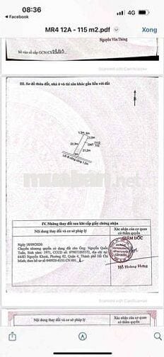 Đất sổ đỏ 115m2 xã Tân Lân, Cần Đước/ Nhận Ký gửi nhà đất Tân Lân