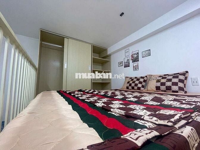 CHO THUÊ CĂN HỘ DUPLEX 16m2 CÓ GÁC ĐỨNG ĐƯỢC – FULL NỘI THẤT CAO CẤP