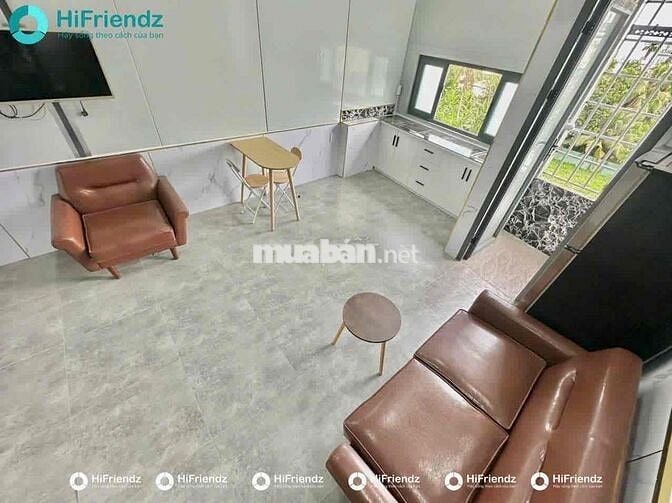 Duplex có ban công siêu rộng Free dịch vụ, tiền xe cách gigamall 2km