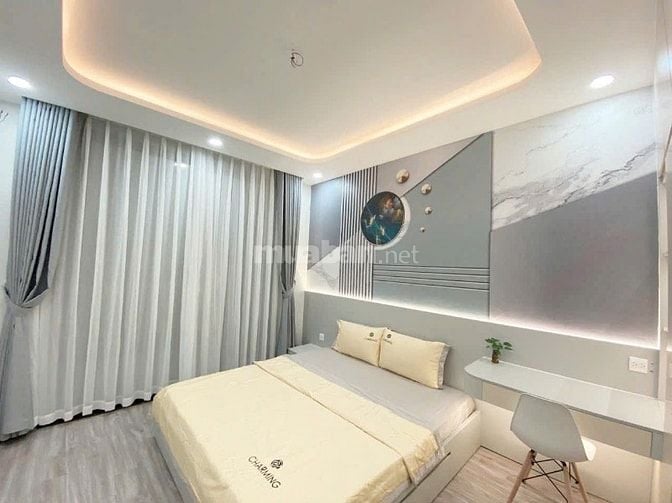 Nhà 3,6 x 13 đúc 1 trệt 3 lầu MẶT TIỀN đường số 4 phường 11 gò vấp 