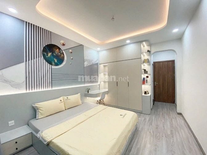 Nhà 3,6 x 13 đúc 1 trệt 3 lầu MẶT TIỀN đường số 4 phường 11 gò vấp 
