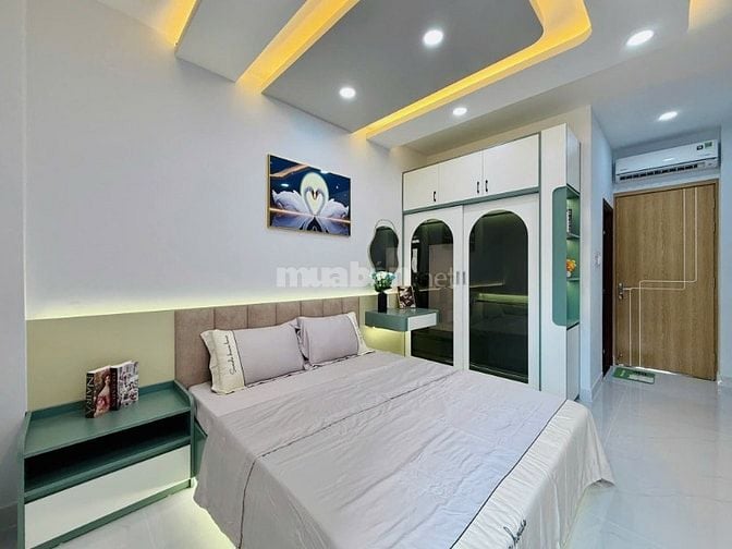 Nhà 3,1 x 15 đúc 1 trệt 3 lầu quang Trung phường 10 gò vấp 