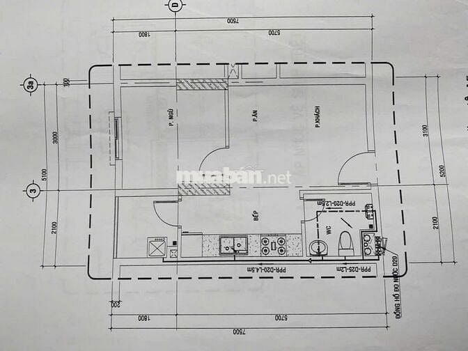 BÁN CĂN 1PN CHUNG CƯ CƯỜNG THUẬN, ĐANG CHO THUÊ 5TR5/THÁNG