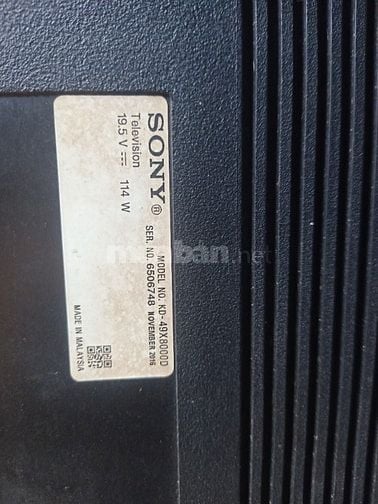 Bán xác giá linh kiện... 2 cái tivi Sony