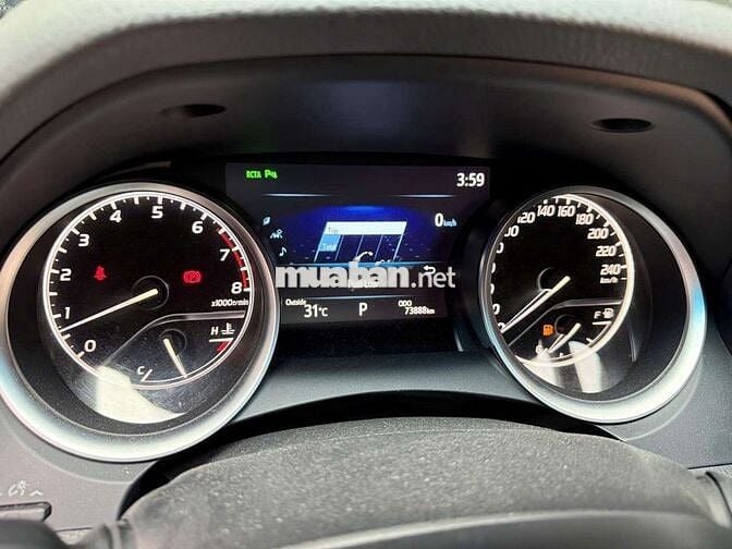 Camry 2.5Q 2019 Màu Đen - Nội thất Đen - 74000 km