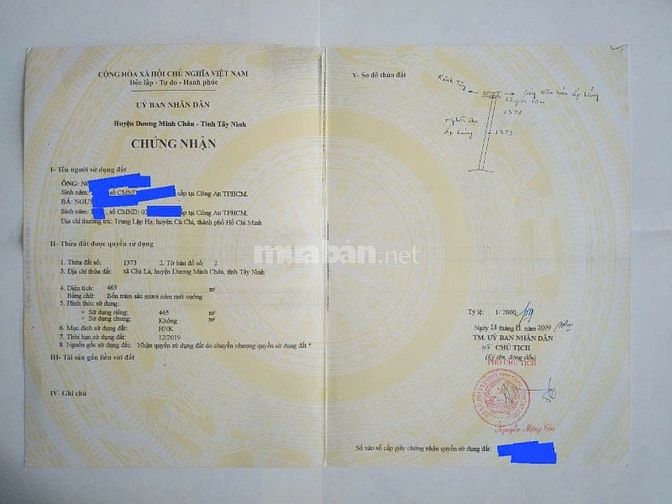 GĐ bán đất CAO SU 4.3ha (2 tỷ 520/ha TL) gần KCN Chà Là, cạnh kênh Tây