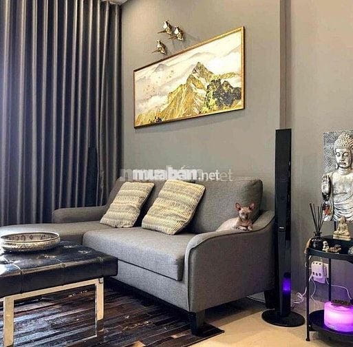 Cho thuê căn 2PN.2WC full nội thất đẹp tầng cao thoáng CC Novaland