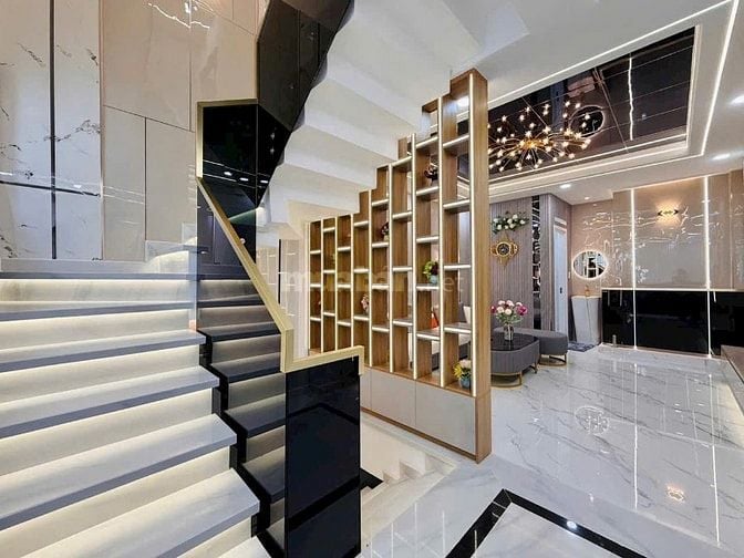 bán nhà DT 4M X 16M SIÊU PHẨM LUXURY, ĐƯỜNG 10M THÔNG KD Ô TÔ XE HƠI